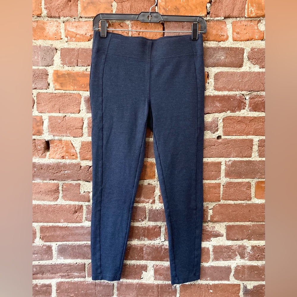 LOFT Ponte Pants Size Small Blue Skinny Business Casual Workwear Everyday EUC